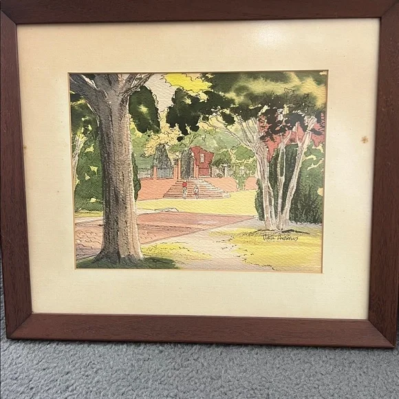Vintage Paul Andrew’s watercolors